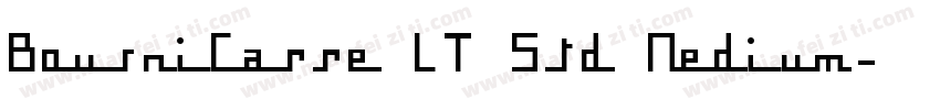 BousniCarre LT Std Medium字体转换